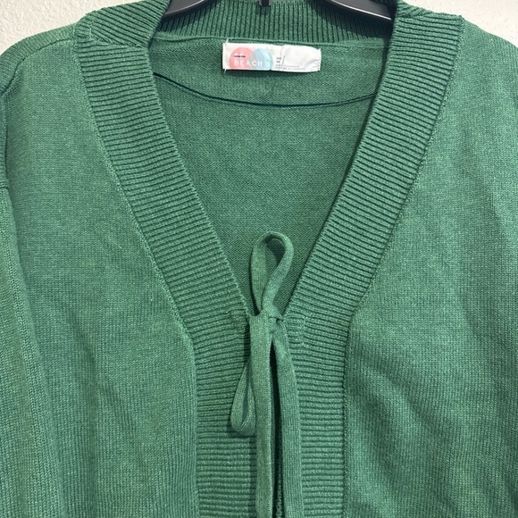 Free People Beach Solar Sweater 2 Piece Set Size XS Green - Picture 3 of 8
